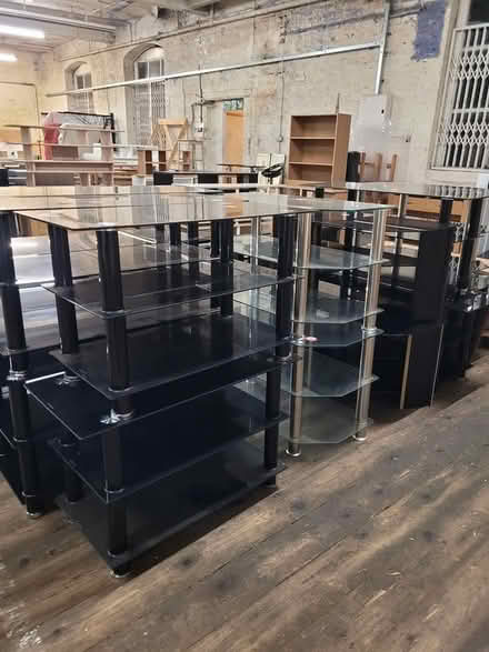 Photo of free Glass TV cabinets stands job lot (OL9 Chadderton) #1