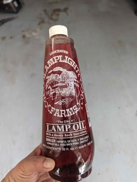 Photo of free Lamp oil (Sandy Springs) #1
