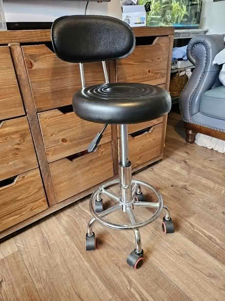 Photo of free Adjustable swivel chair on wheels (Swinton M27) #1