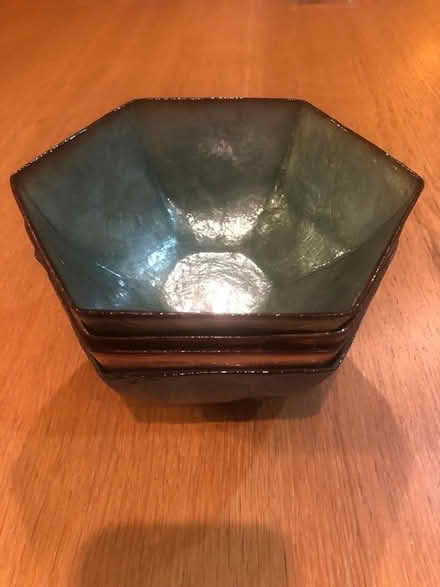 Photo of free Four Capiz Shell Hexagon Bowls (CV: Redwood & Seven Hills area) #2