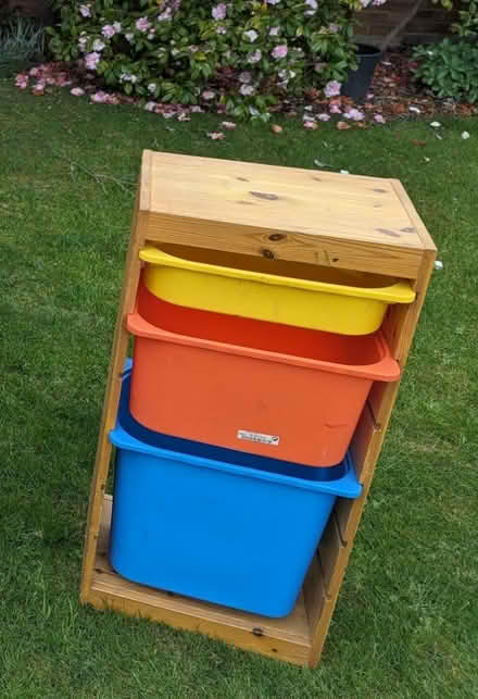 Photo of free IKEA shelves with 3 storage drawers (WF4) #1