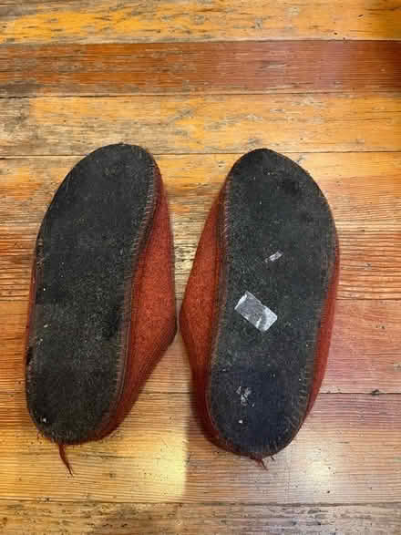 Photo of free Orange Wool slippers (near The Commons) #3