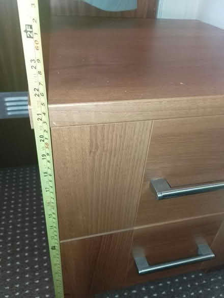 Photo of free 2 drawer bedside unit (Edge of moss. SK11) #3