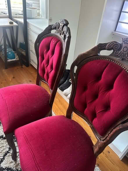 Photo of free red chairs (BN2) #2