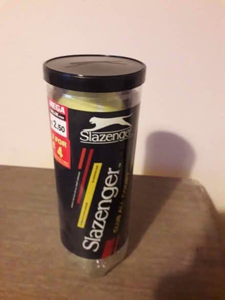 Photo of free 3 Slazenger tennis balls (Starbeck HG1) #1