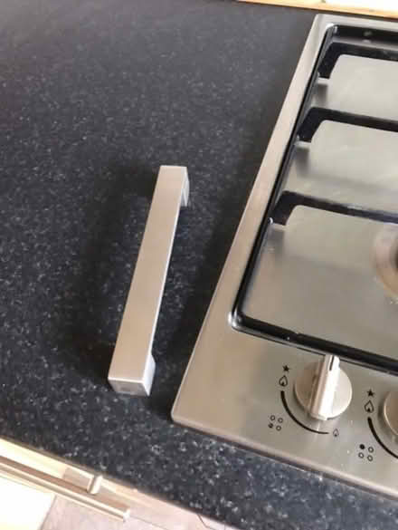 Photo of free 16 kitchen cupboard door handles -brushed steel (Winkfield Row RG42) #1