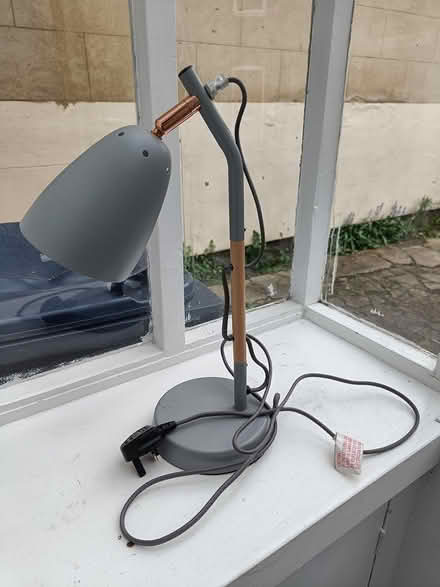 Photo of free Small gray lamp (Jericho, OX2) #2
