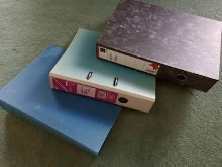 Photo of free Lever arch and box file (TN34 - top of Elphinstone Road) #1