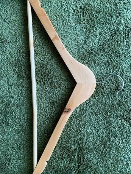 Photo of free 30 Wood Hangers (Teignmouth) #1
