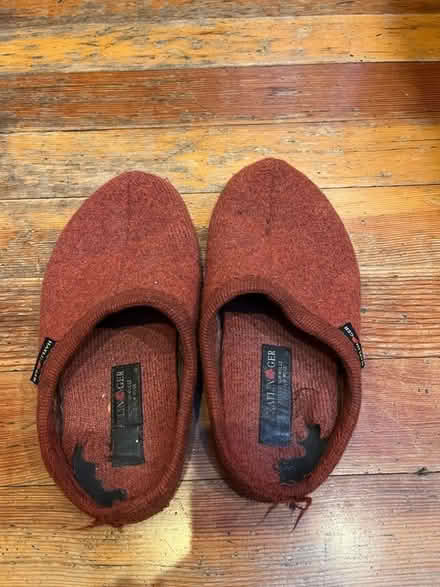 Photo of free Orange Wool slippers (near The Commons) #1