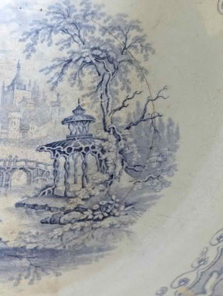 Photo of free Large Antique Porcelain Bowl (Weston Park) #2