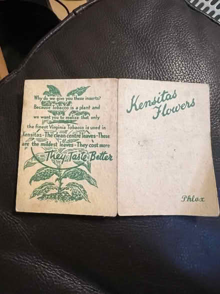 Photo of free Tobacco card (Wokingham RG40) #1