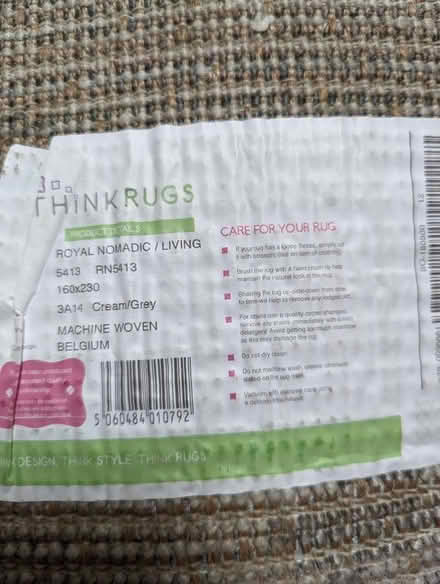 Photo of free tufted rug (Ormskirk L39) #3