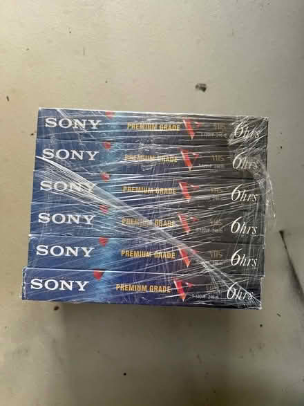 Photo of free Bundle of (6) SONY 6-hr VHS tapes (Pittsford) #2