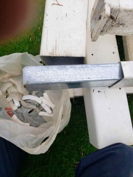 Photo of free Four vinyl/PVC railing sections (Lenni Rd near Rt 452) #2