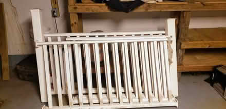 Photo of free Four vinyl/PVC railing sections (Lenni Rd near Rt 452) #1