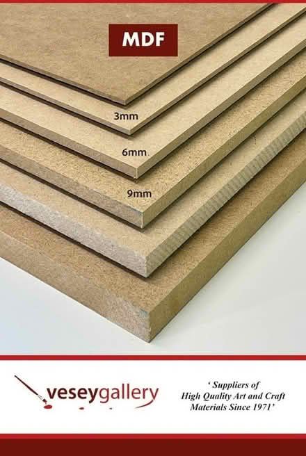 Photo of free A1 MDF Hardboard Piece (Molesey KT8) #3