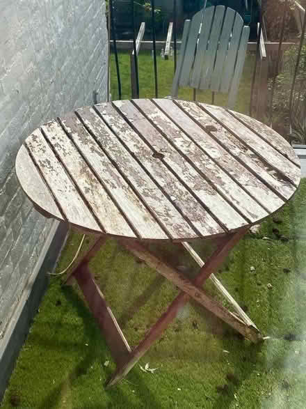 Photo of free Garden table and chairs for repair (CT11) #2