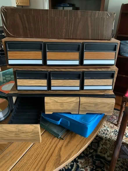 Photo of free Cassette tape storage boxes (Asbury Park- Ocean Township) #1