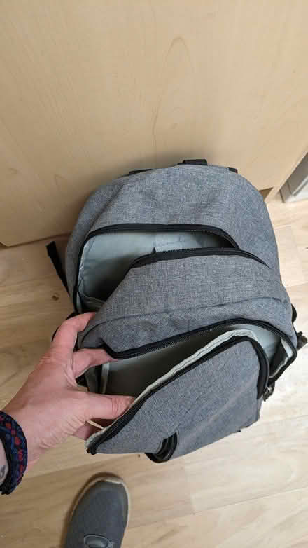 Photo of free Grey laptop bag (Halfway G72) #2