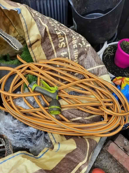 Photo of free Hoselock hose pipe and spray head (CA7) #1