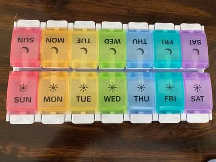 Photo of free Weekly pill organizer box (West Petaluma) #1