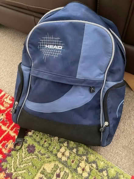Photo of free Navy Head Backpack (Grange Park WA10) #1