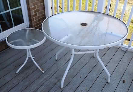 Photo of free 2 Patio Tables (Canton) #1