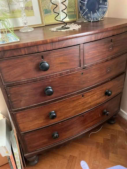 Photo of free medium size antique chest of drawers (Maiden Erlegh Nature Reserve RG6) #1