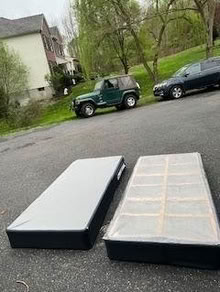 Photo of free two twin xl box-springs (Glen Mills) #3