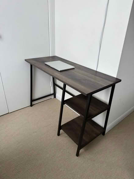 Photo of free Desk with smoked oak effect (Barons Court W6) #1