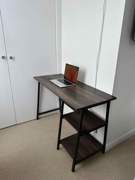 Photo of free Desk with smoked oak effect (Barons Court W6) #2