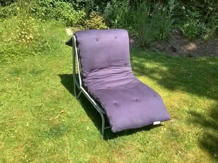 Photo of free Single futon with fold down frame (Sheet Petersfield GU32) #1