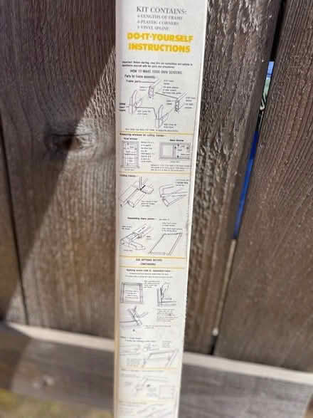 Photo of free Window Screen Frame Kit (NE Portland (NE Couch & 32nd)) #3