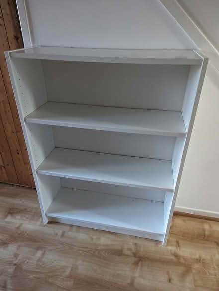 Photo of free White laminate bookcase (Lanchester DH7) #1