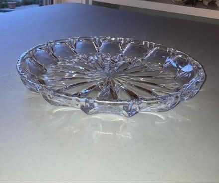 Photo of free Cut glass serving plate (West Somerville) #2