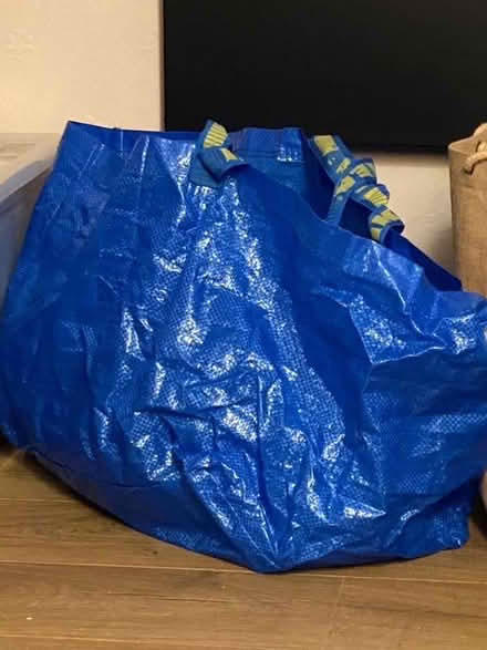 Photo of free 3 blue ikea bags (Warminster BA12) #1