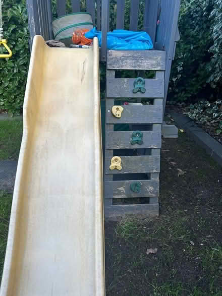 Photo of free climbing frame with swings & slide (Spital, wirral) #4