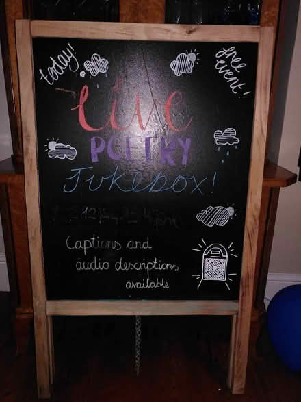 Photo of free Sandwich Board and Chalk Pens (Castle MK40) #2