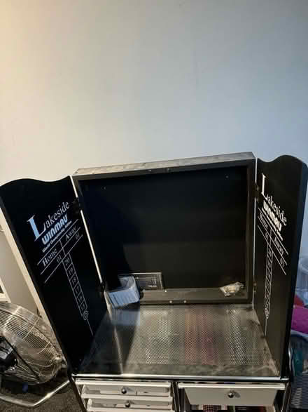 Photo of free Dartboard cupboard (Widnes) #1