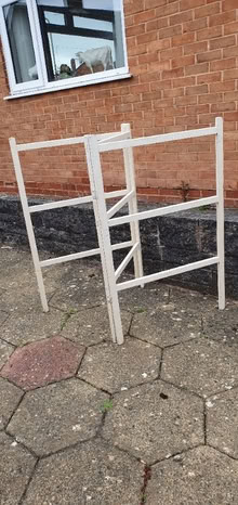 Photo of free Wooden towel rail/clothes airer (Marsh Barton EX2) #1