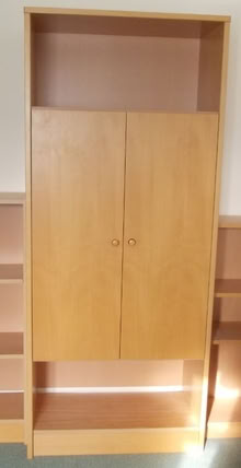Photo of free Beech veneer cupboard (Chippenham SN15) #1