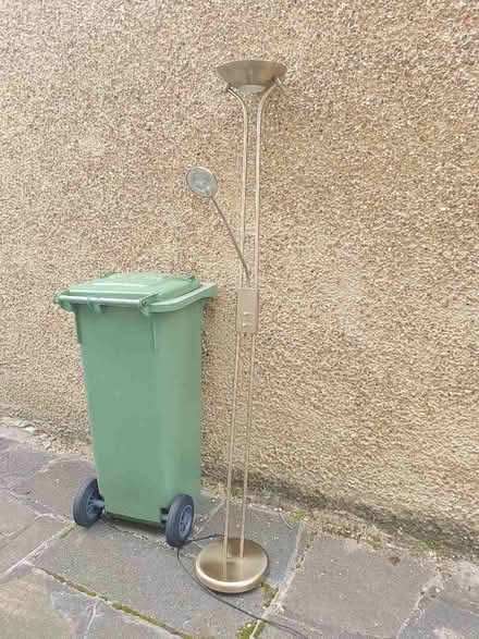 Photo of free Dimmable Floor lamp with reading light –weighted base (Worcester Park KT4) #2