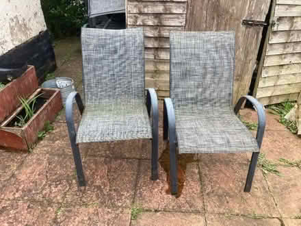 Photo of free 5 garden chairs (Stafford ST16) #2