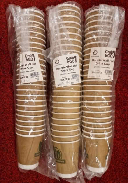 Photo of free Disposable hot drinking cups x 75 (Loosley Row HP27) #1