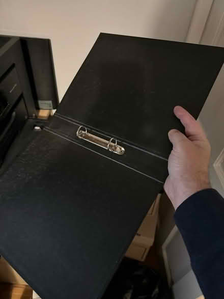 Photo of free Black ring binder a4 folders (BR2) #1