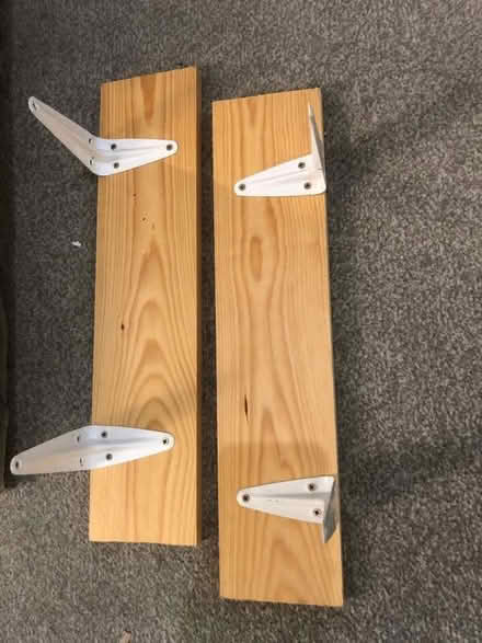 Photo of free Four wooden shelves (Newington EH9) #3