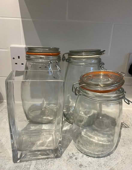 Photo of free Glass containers & Vase (Bidston Hill CH43) #1
