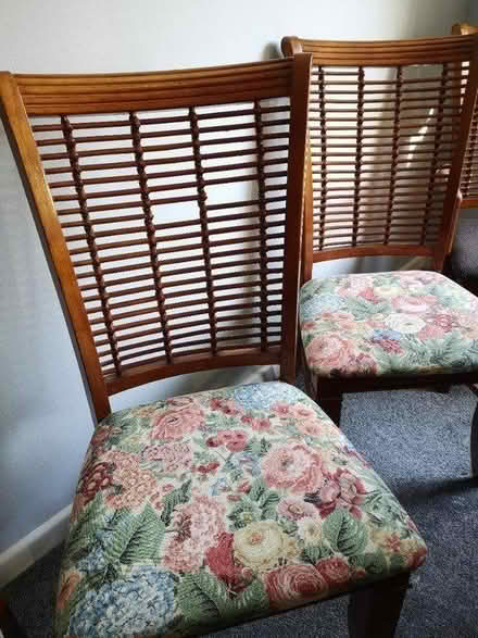 Photo of free 6 chairs fresh upholstery (BH2) #2