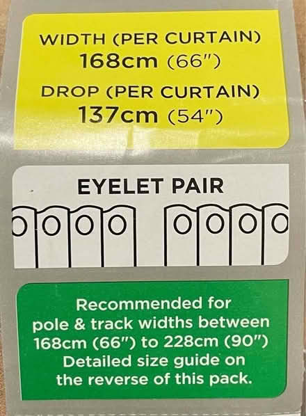 Photo of free Brown Eyelet Curtains (Amersham HP7) #3